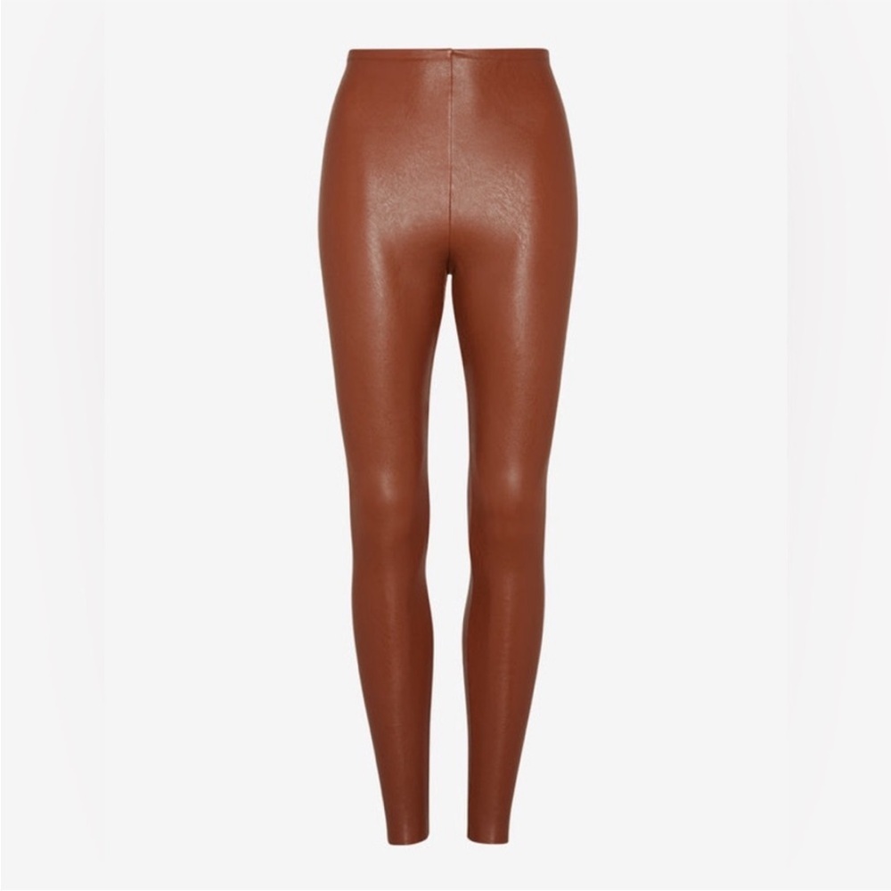 Commando Faux Leather Legging Color:Cocoa Size L
